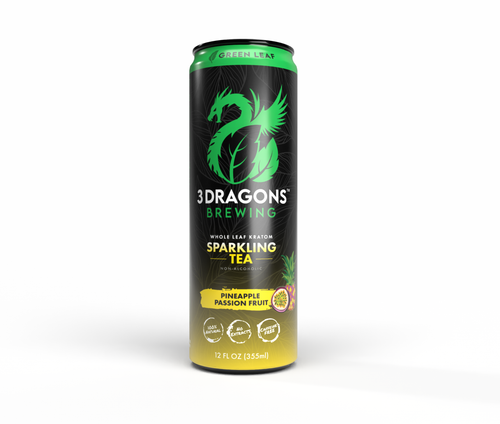 Green Strain Botanical Sparkling (Pineapple Passion-fruit)