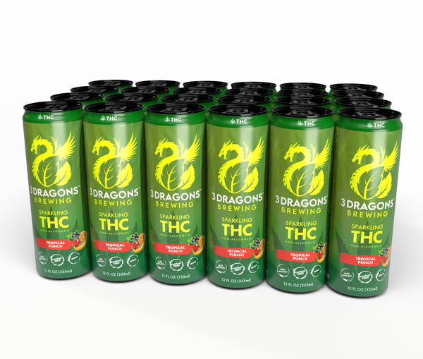 Wholesale Sparkling Tropical Punch (Hemp-Derived Botanical Beverage)