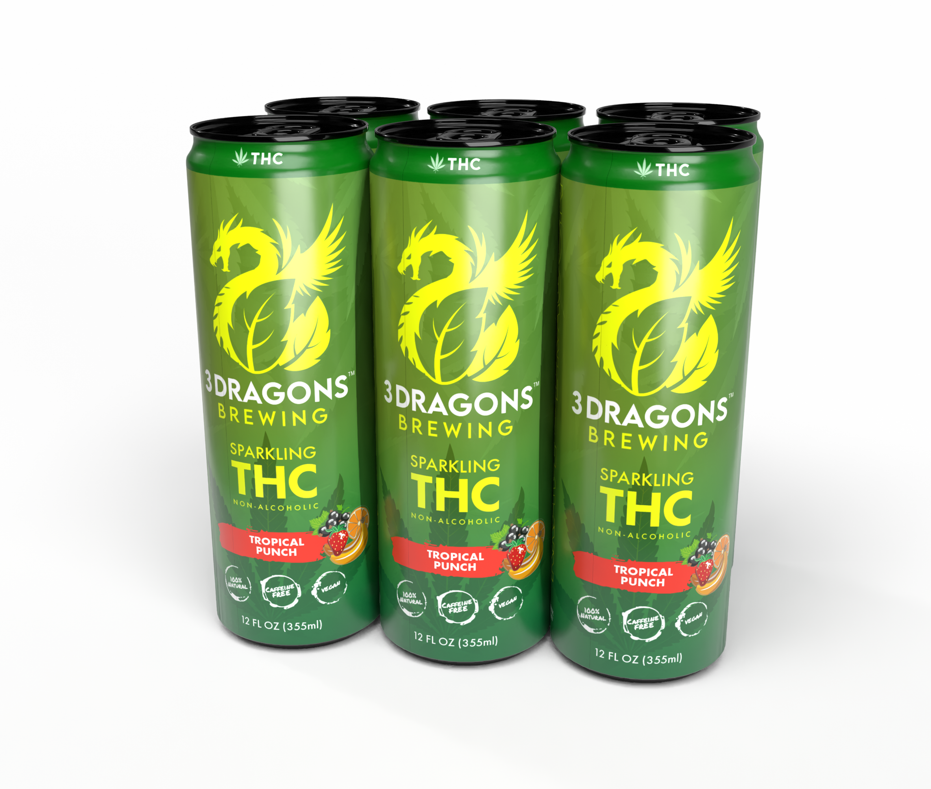 Sparkling Tropical Punch (Hemp-Derived Botanical Beverage) – 3