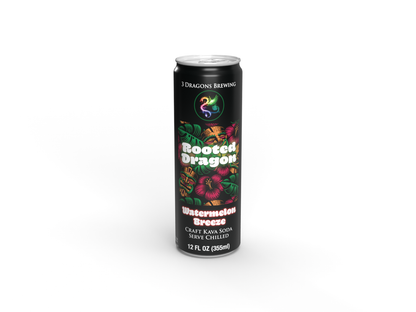 Rooted Dragon Kava Soda (Watermelon Breeze)