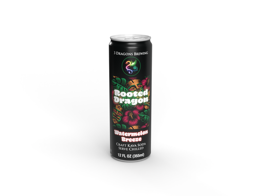 Rooted Dragon Kava Soda (Watermelon Breeze)