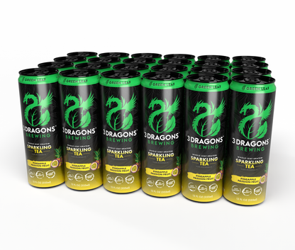 Green Strain Botanical Sparkling (Pineapple Passion-fruit)