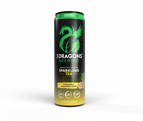 Green Strain Botanical Sparkling (Pineapple Passion-fruit)
