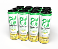 Sugar Free Green Strain Botanical Sparkling (Pineapple Passion-fruit)