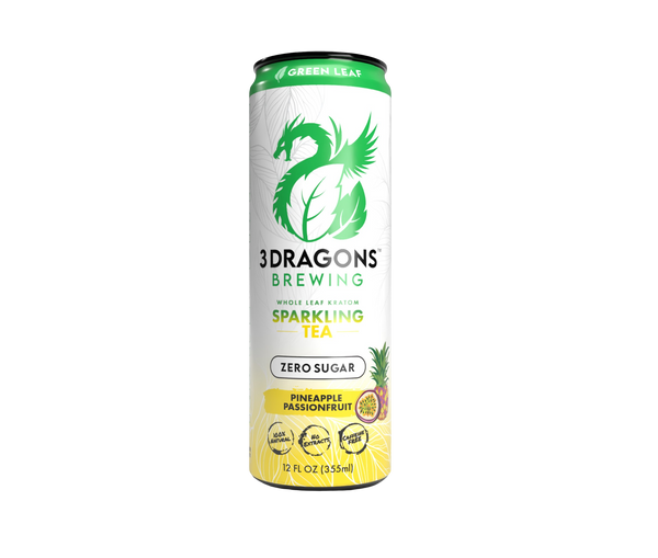 Sugar Free Green Strain Botanical Sparkling (Pineapple Passion-fruit)