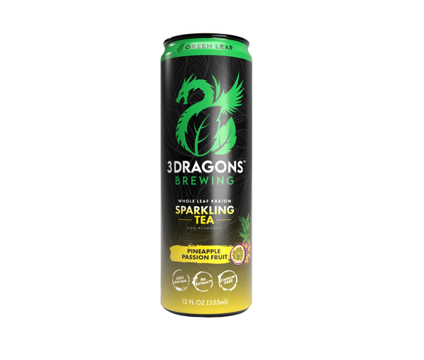 Green Strain Botanical Sparkling (Pineapple Passion-fruit)