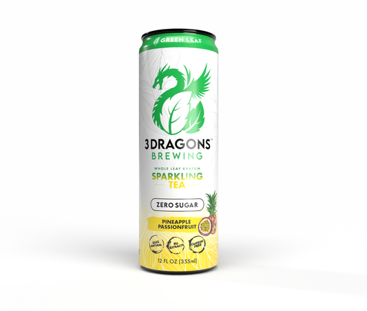 Sugar Free Green Strain Botanical Sparkling (Pineapple Passion-fruit)