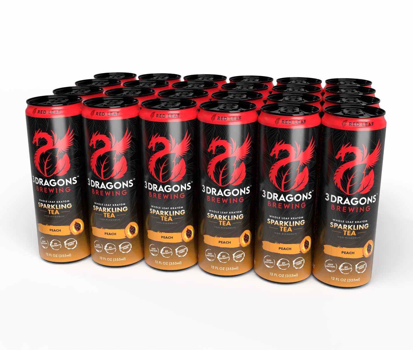 Red Strain Botanical Sparkling (Peach)