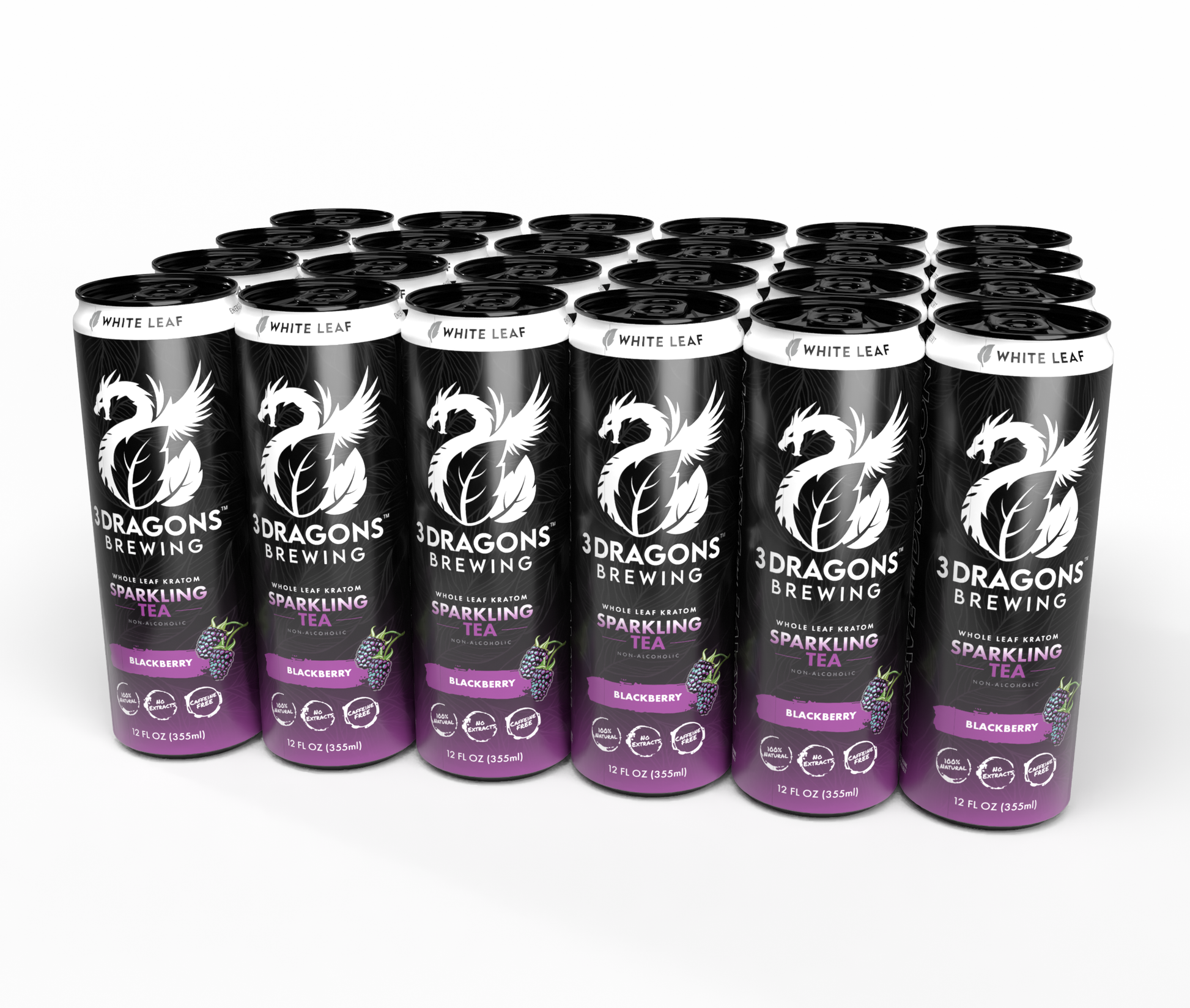 White/Red/Green Botanical Sodas for Wholesale customers