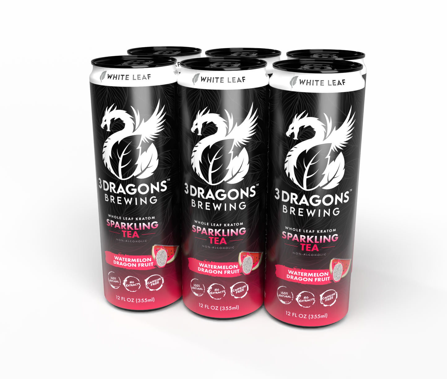 White Strain Botanical Sparkling (Watermelon Dragon-fruit)